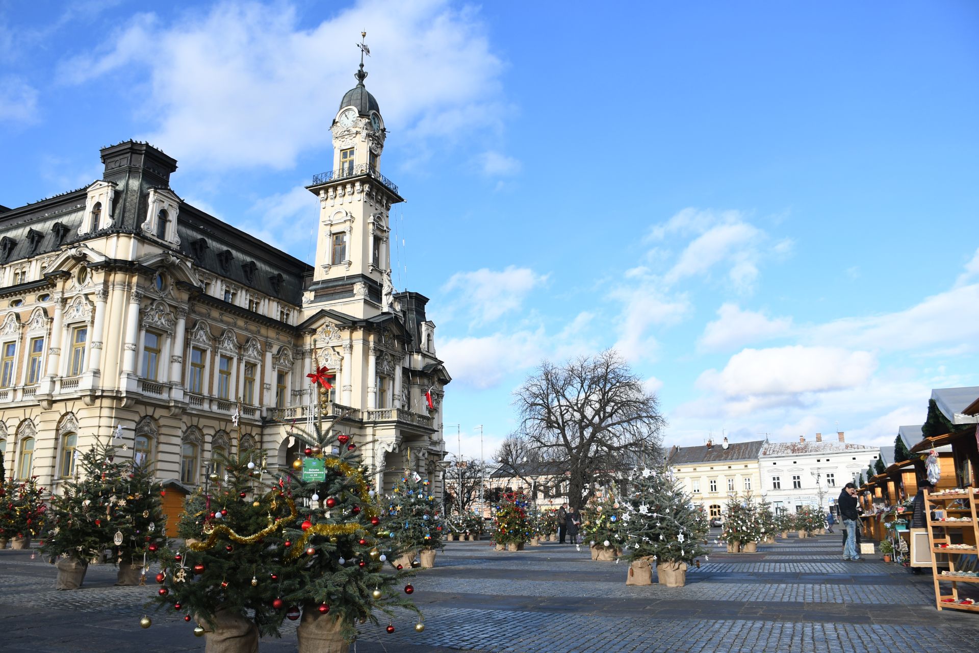Rynek sądecki z Ratuszem