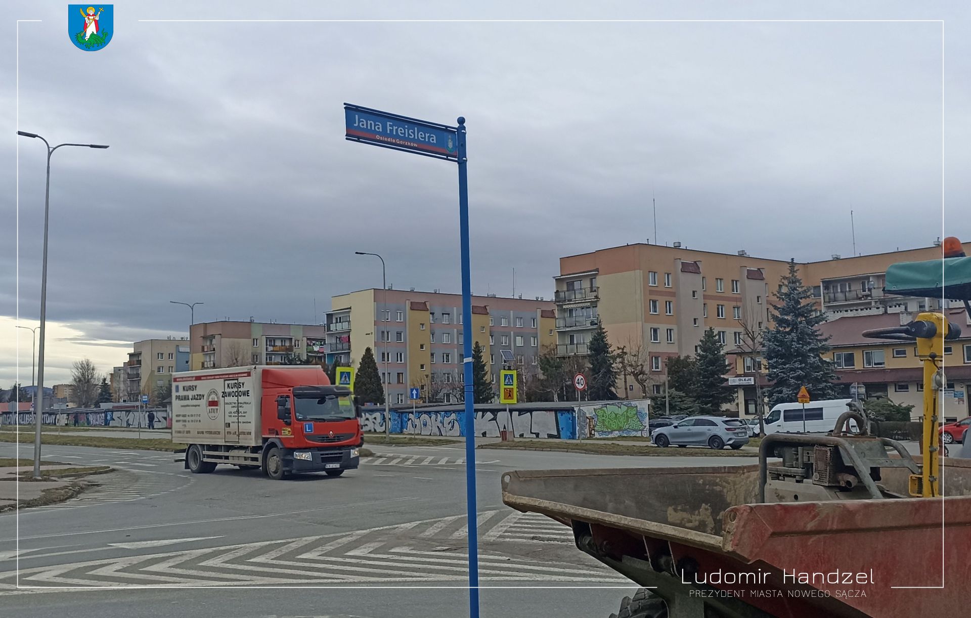 skrzyżowanie ulic: Freislera i I Brygady