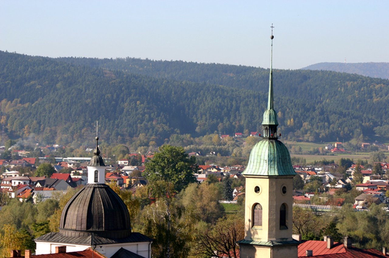 Panorama na klasztor